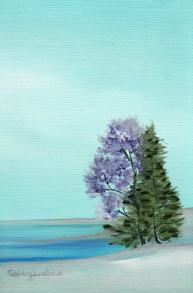 Spirits Artwork... Purple Tree