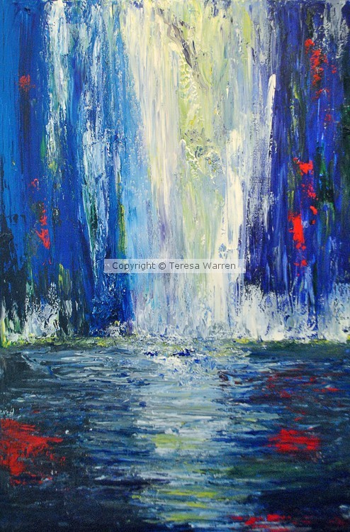 Sunlight Waterfall
