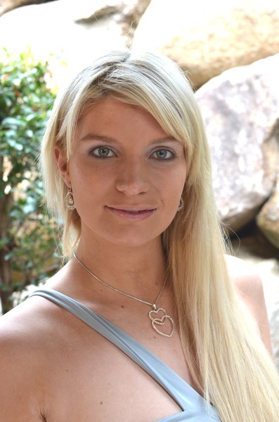 Blond outdoors