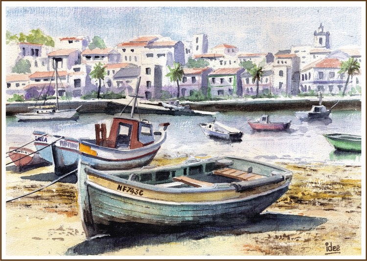 Local Fishing boats in Algarve