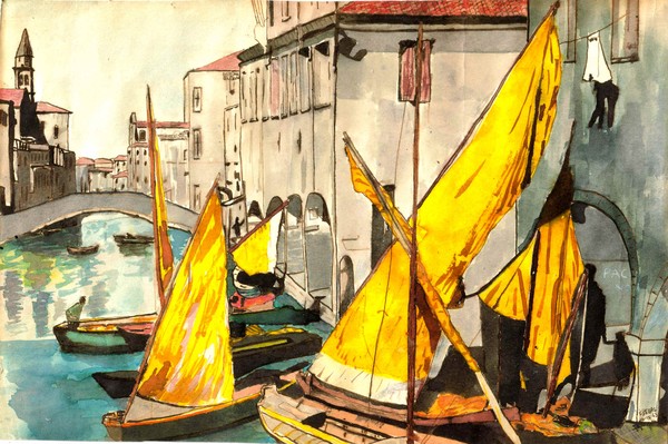 VENETIAN CANAL SCENE