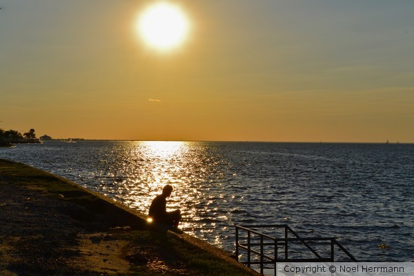 Man at Sunset