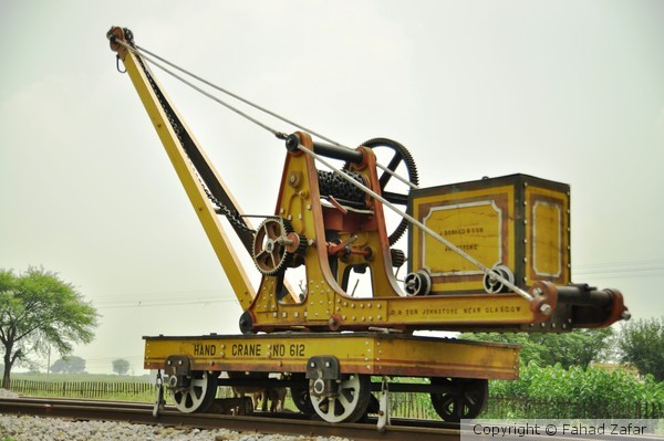 Railway relic at the Golra Station, Islamabad.