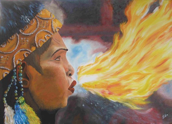 Fire from the mouth