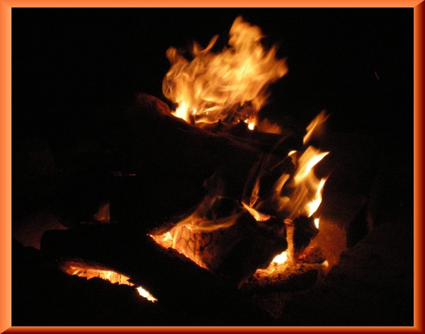 Fire in the night....