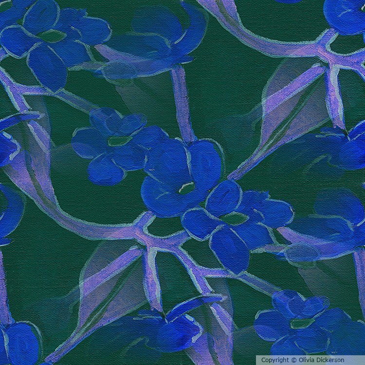 Blossom Blooms - Blue