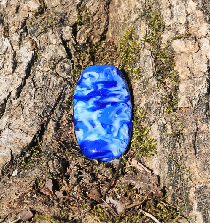 The Blues!  Focal Bead