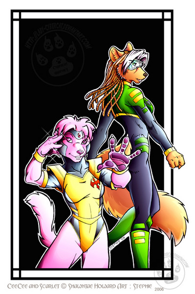 Cee Cee and Scarlet