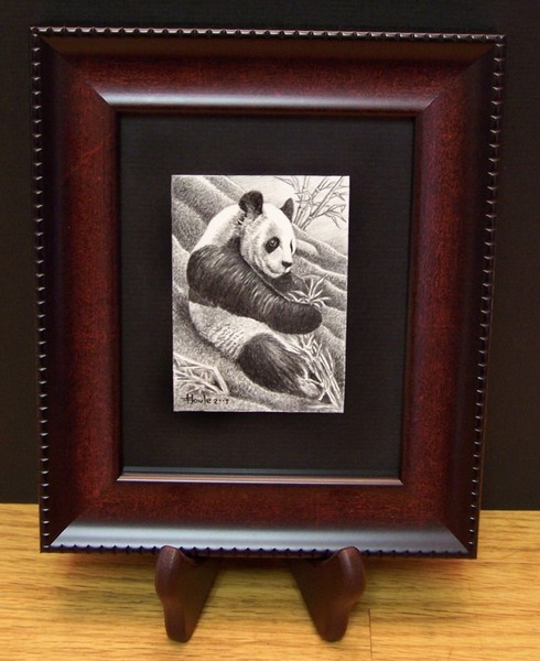 Panda I Art Card ( Framed )