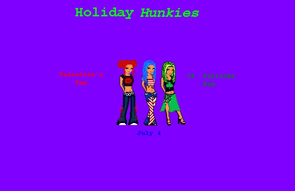 Holiday Hunkies