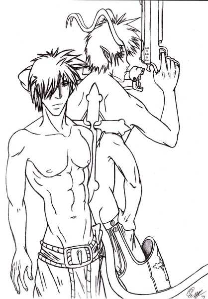 Devious Duo (uncolored)
