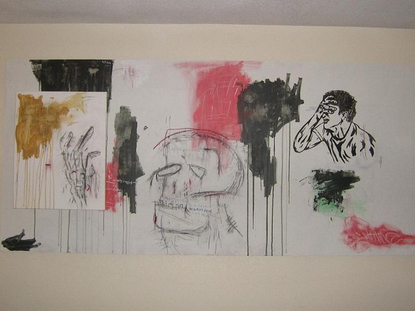 painting on shrooms