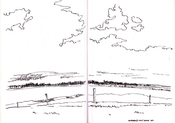 doublespread drawing