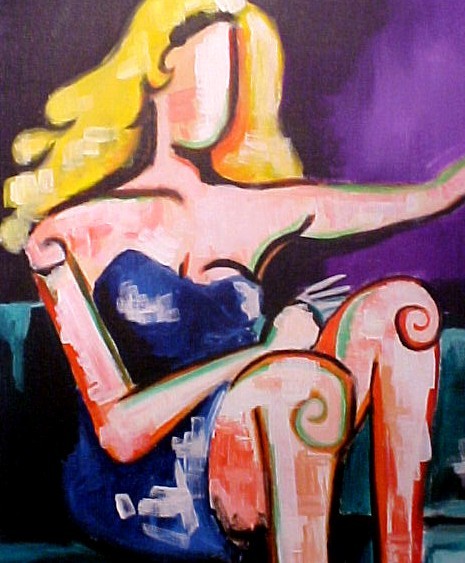 Seated Blonde