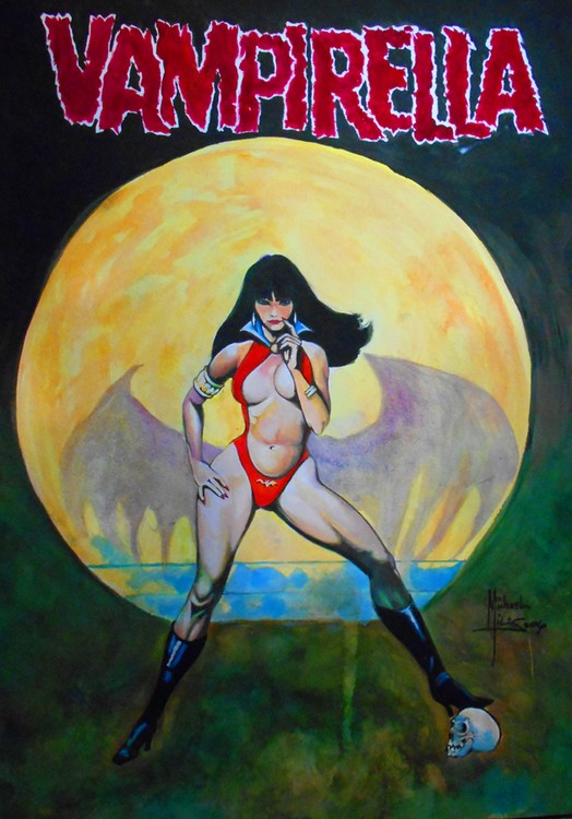 Frazetta's 1st Vampirella cover