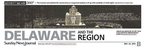 146th News Journal Panorama-Longwood Lights