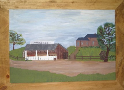 Farm Produce Painting on Wood