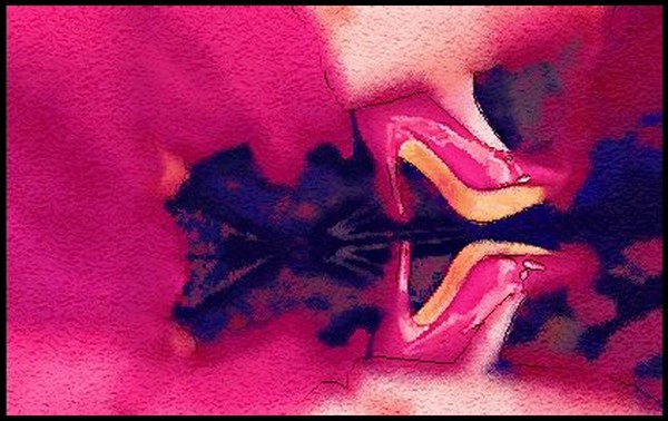 Red Shoe Reflection