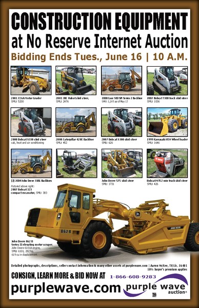 June 16 Construction Auction Flier