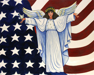 Angel With The Flag