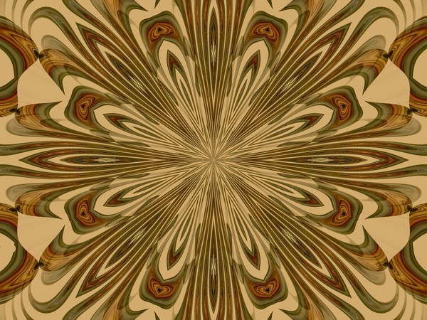 Earth Toned Kaleidoscope (One)