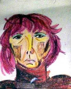 Self-Portrait: Really A Very Bad Day
