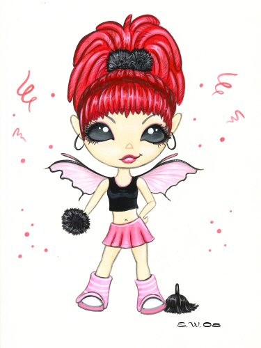 Hot Pink Cheerleader