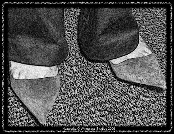 Bohumila's new shoes