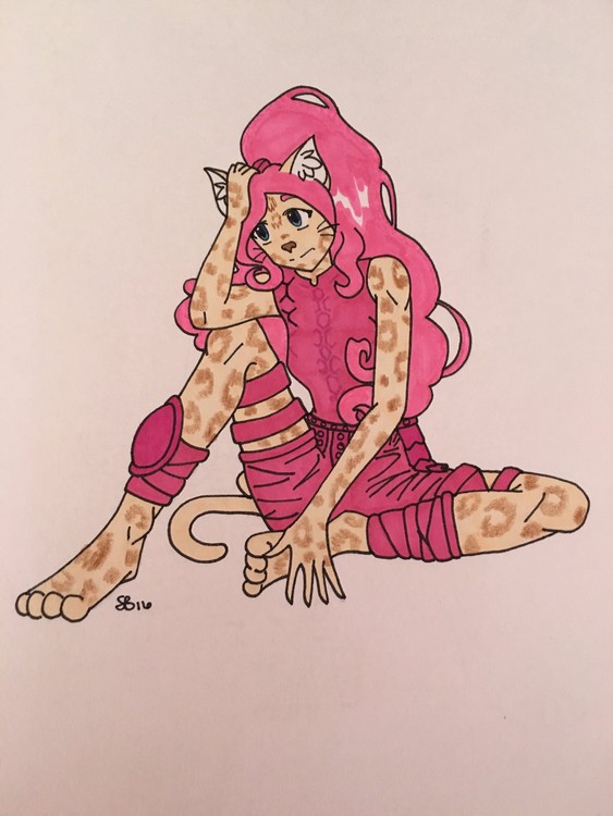 Lady Kittie in Thought