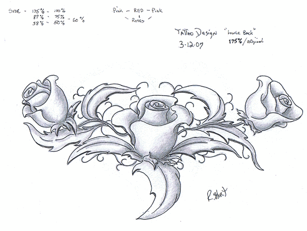 Tattoo design (lower back)