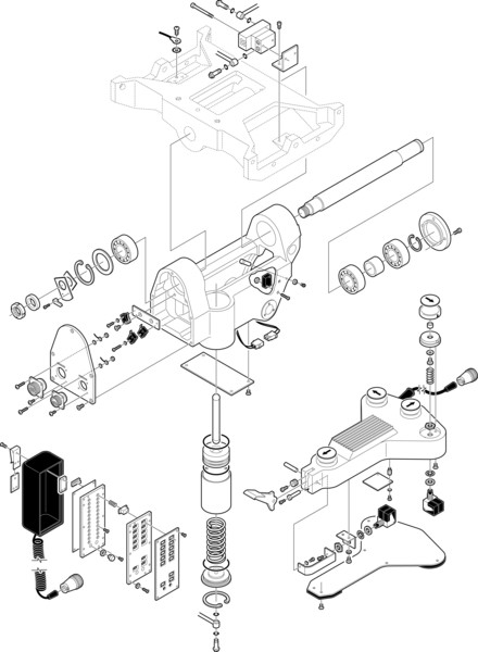 Controls & Lateral Tilt Assembly