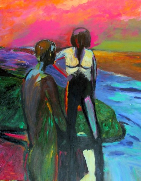 Meeting at Sunset