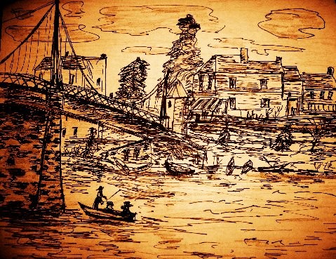 Fishing by the Bridge