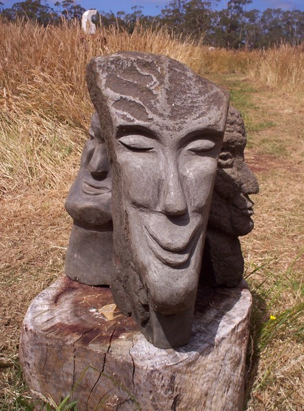 Three faces