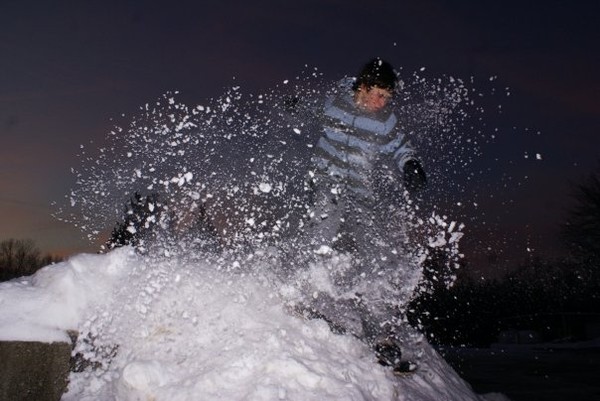 Snow blinded