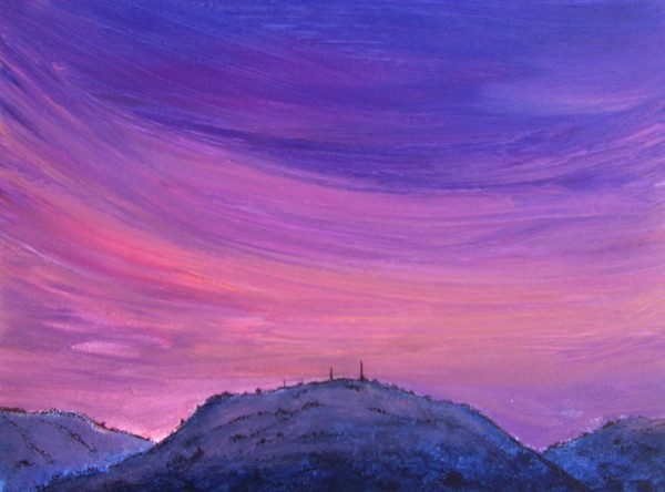 Sunset Over Mt Dandenong