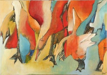 Birds searching