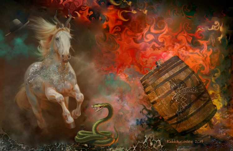 Infierno de Barril de Petróleo - Oil Barrel Inferno  * 2019 Kiddolucaslee