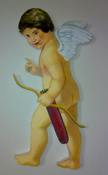 cupid, acrylic