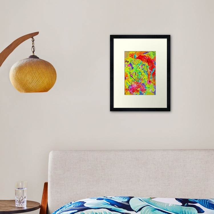 FRAMED-art-print designed by Veera Zukova