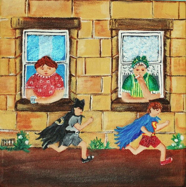 Mrs Mop and Mrs Toffeenose