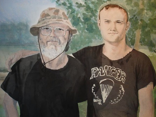Vietnam Vet and His Son