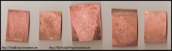 copper pressing samples
