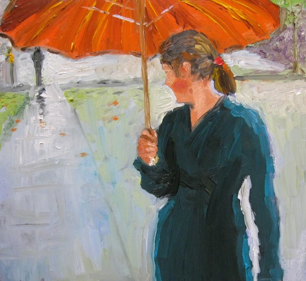 The Orange Umbrella