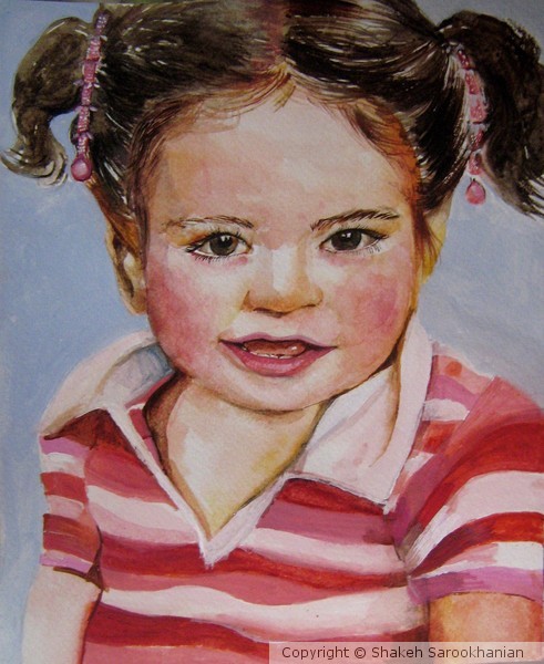 girl in pink dress