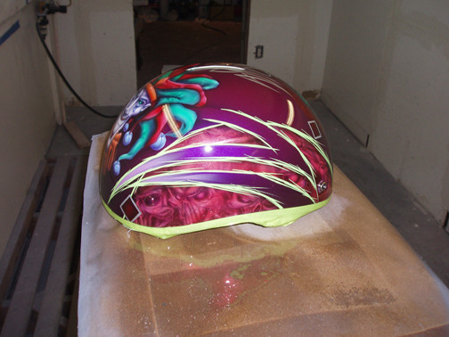 Petes helmet