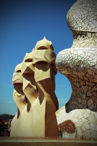 Roof Vents on Casa Mila 