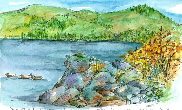 Marlette Lake in October