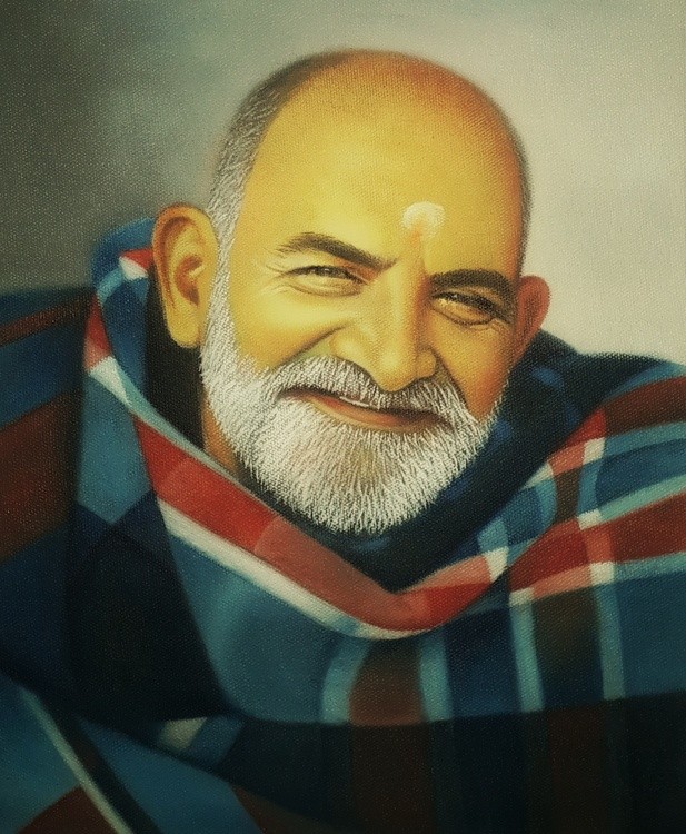 Neem Karoli Baba Painting Portrait