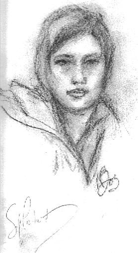 Self Portrait-charcoal